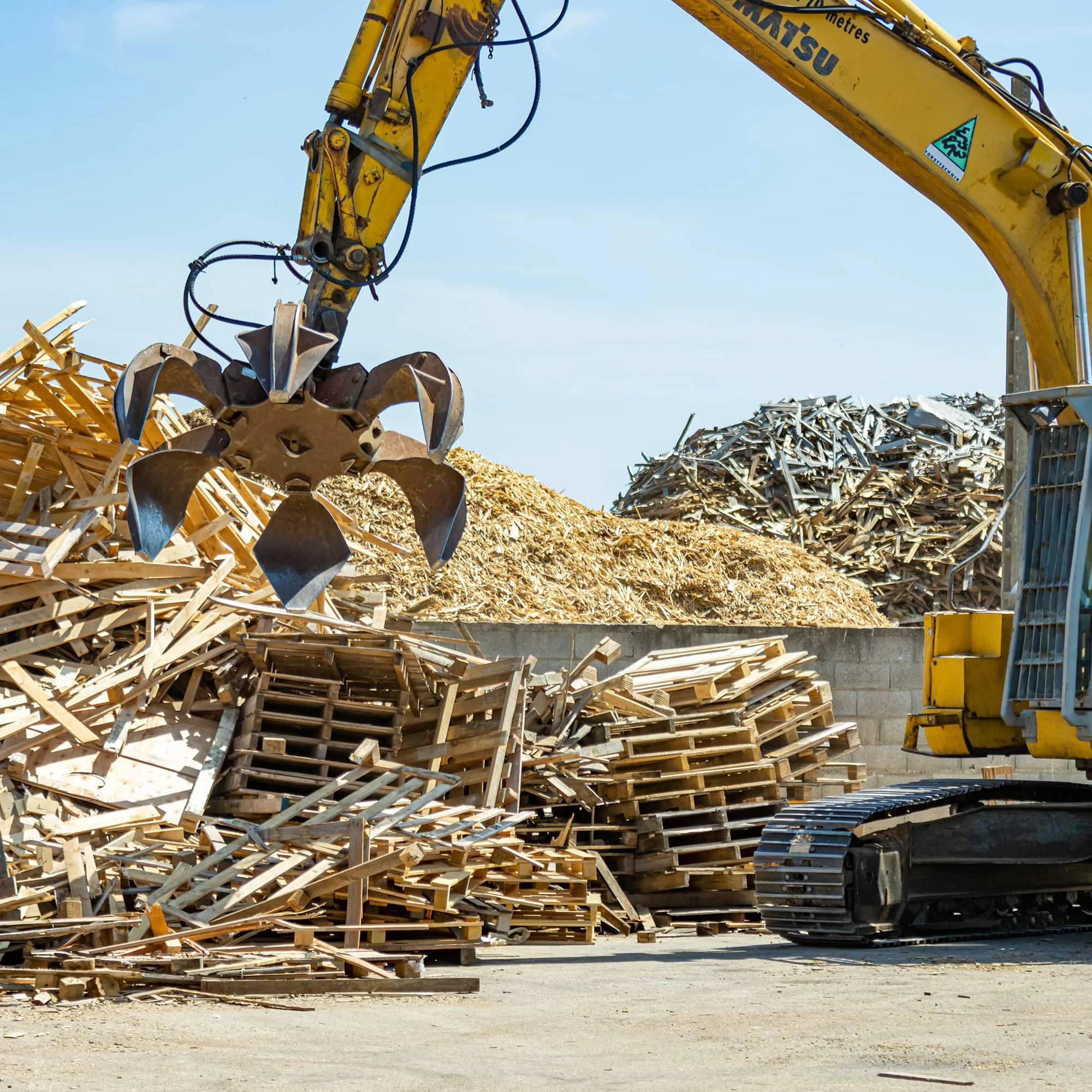 Transformations de palettes en bois en une énergie  renouvelables sur le Gard et ses alentours
